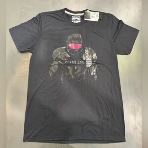 NWT Adidas Black Texas A&M Face Mask Short Sleeve Tee T-Shirt Go To 365 Medium